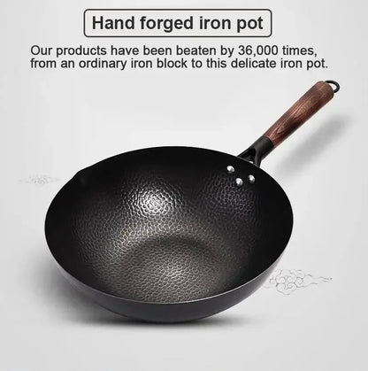 Handmade Iron Pot Frying Pan