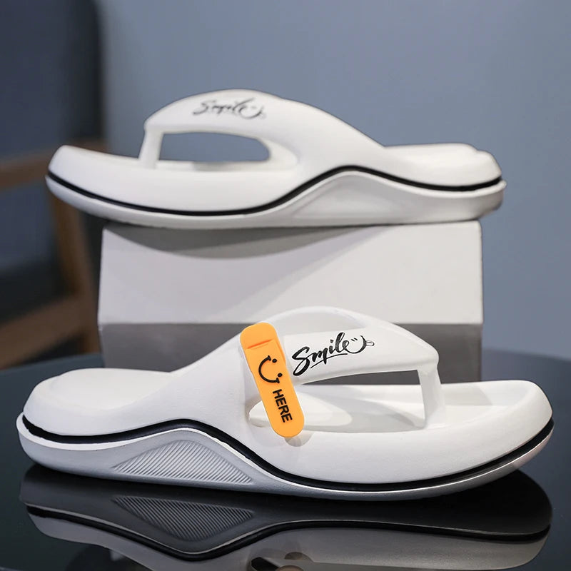 Men's Platform Flip Flops Summer Soft Sole EVA Slippers