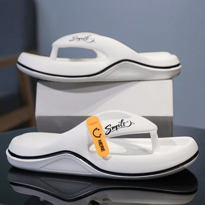 Men's Platform Flip Flops Summer Soft Sole EVA Slippers