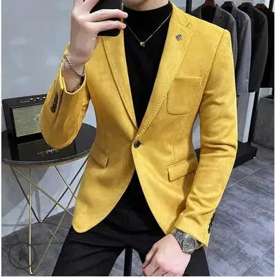 men korean blazer