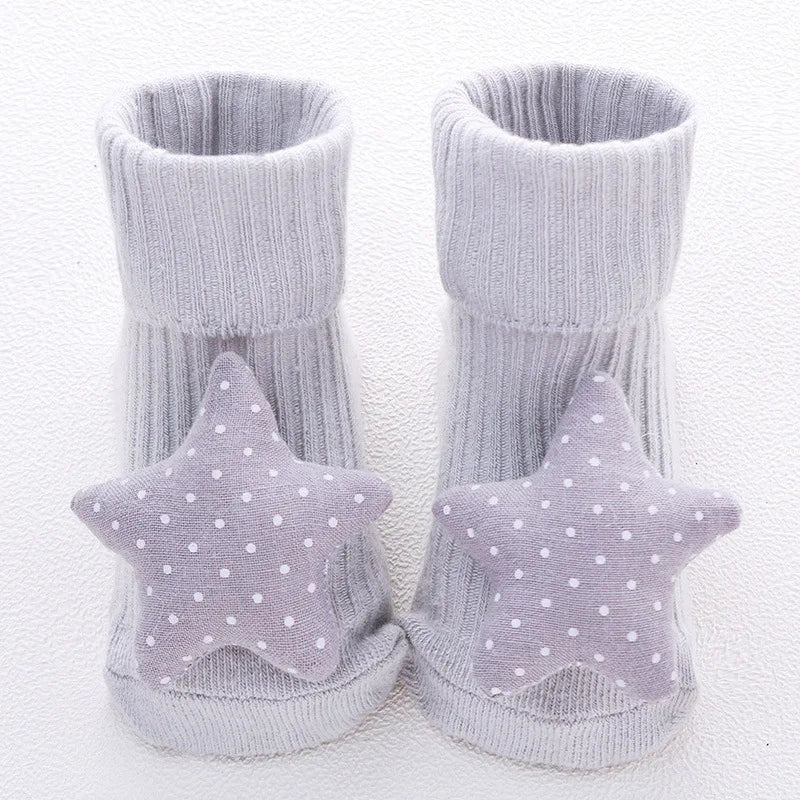 Rutschfeste Babysocken für Neugeborene im Frühling und Herbst