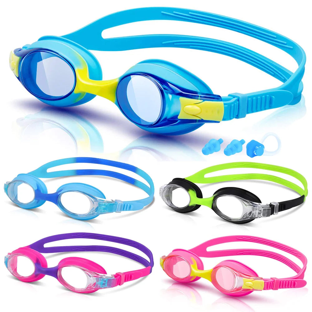 Swimming Goggles for 3-14 Year Kids