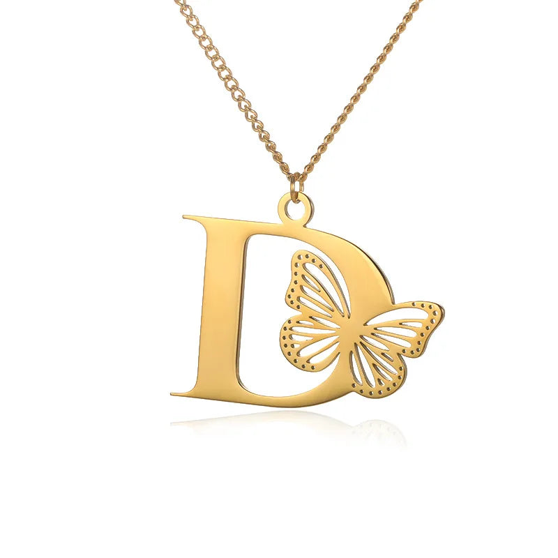Women's Stainless Steel Letters Necklace