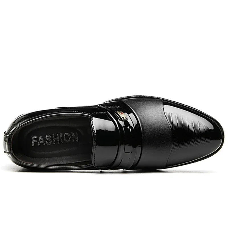 Chaussures habillées classiques en cuir Oxford pour hommes