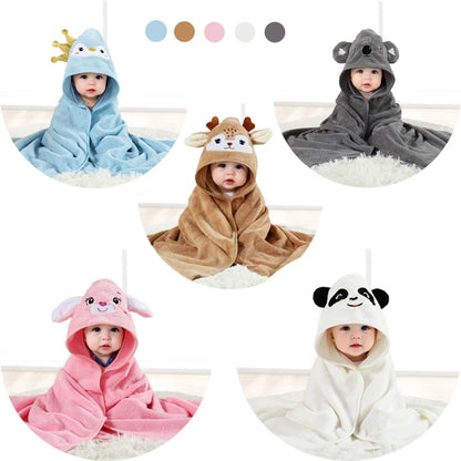 Polyester Hooded Baby Bath Towel