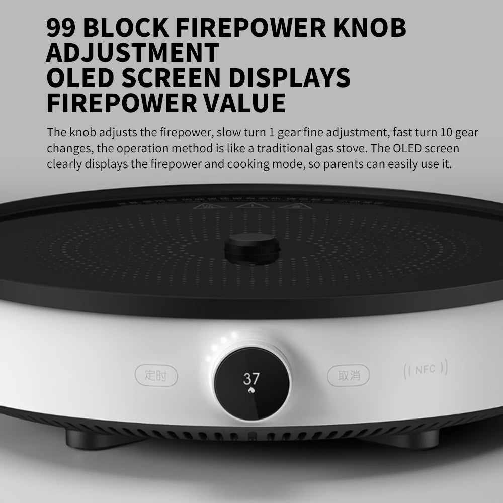 Cuisinière de cuisine à chauffage continu à faible puissance réglable