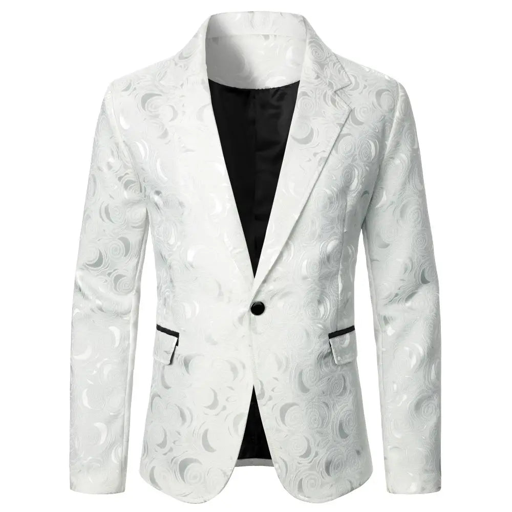 Men's Classical Floral Suit Blazer