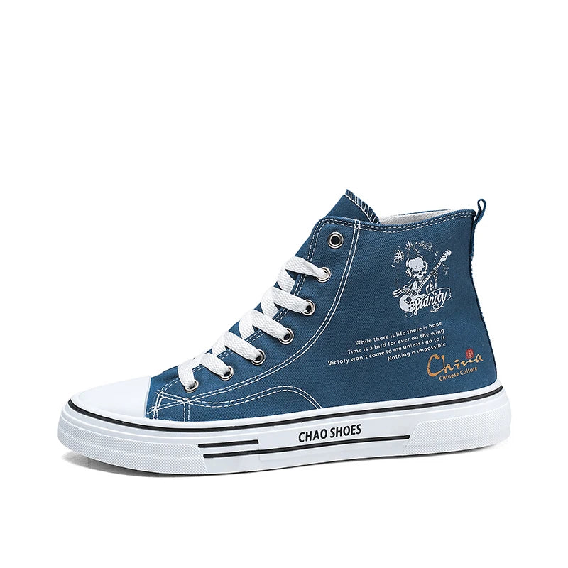 Leichte, atmungsaktive Outdoor-Sneaker für Herren mit hohem Schaft 