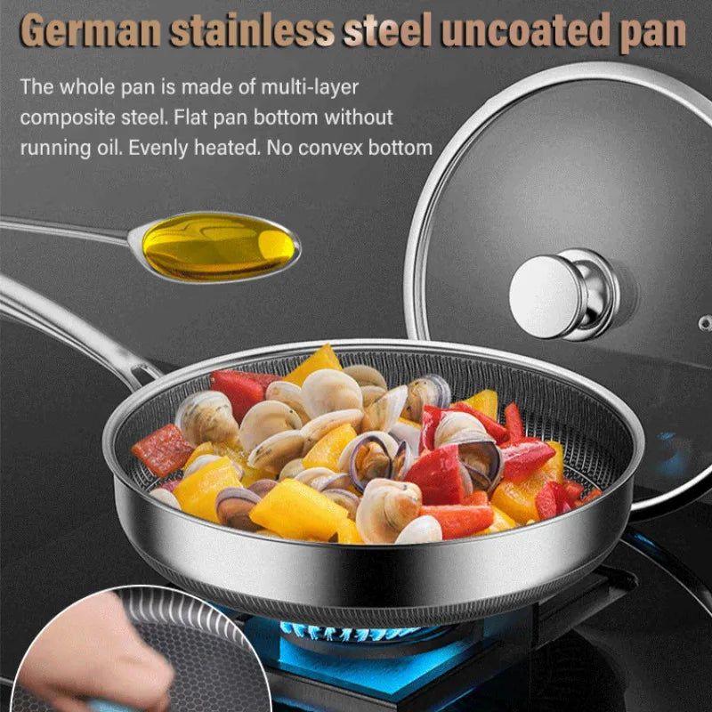 Stainless Steel Non-Stick Frying Pan