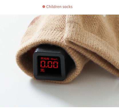 Chaussettes bébé en pur coton à imprimé dessin animé