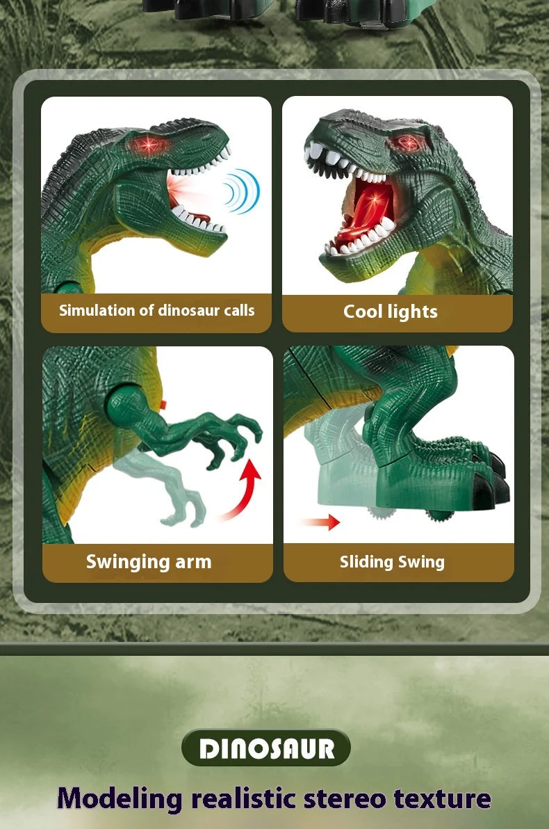 Grand dinosaure robotisé électrique qui marche