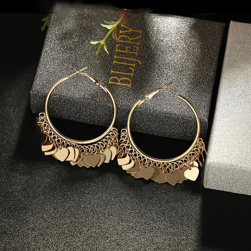 Geometric Round Women's Earrings