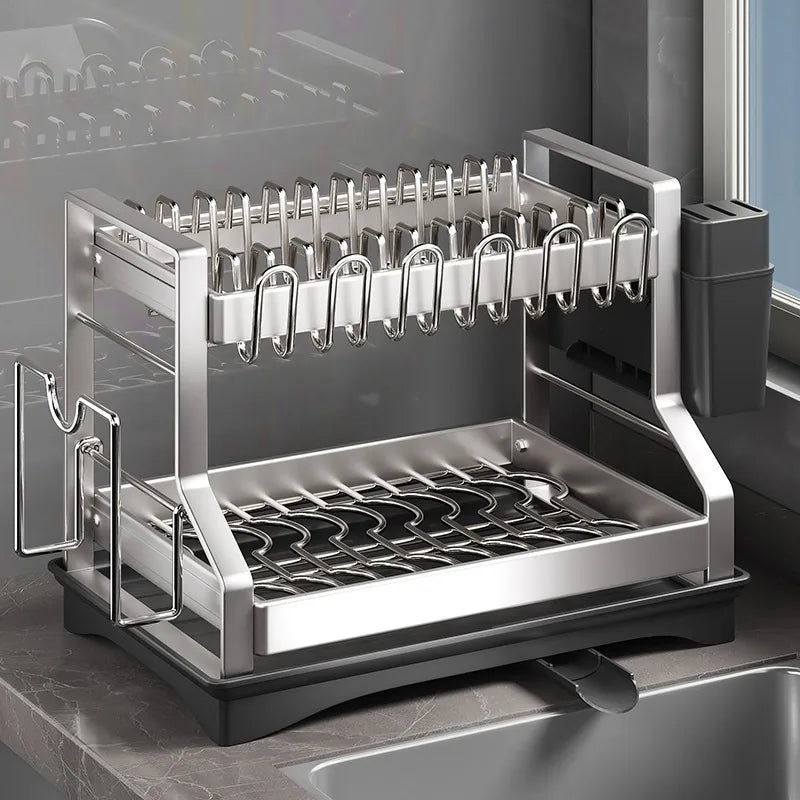 Stainless Steel Kitchen Organizer Shelf