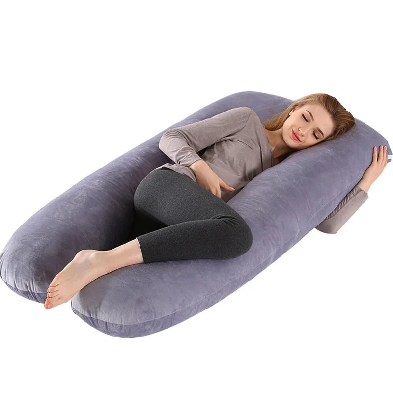 Fleece Soft Pregnancy Sleeping Pillow