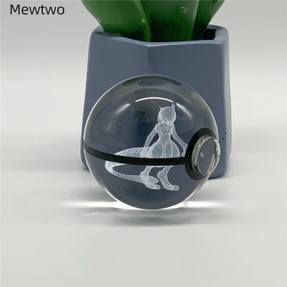 3D Pokemon Kristallkugel Nachtlicht 