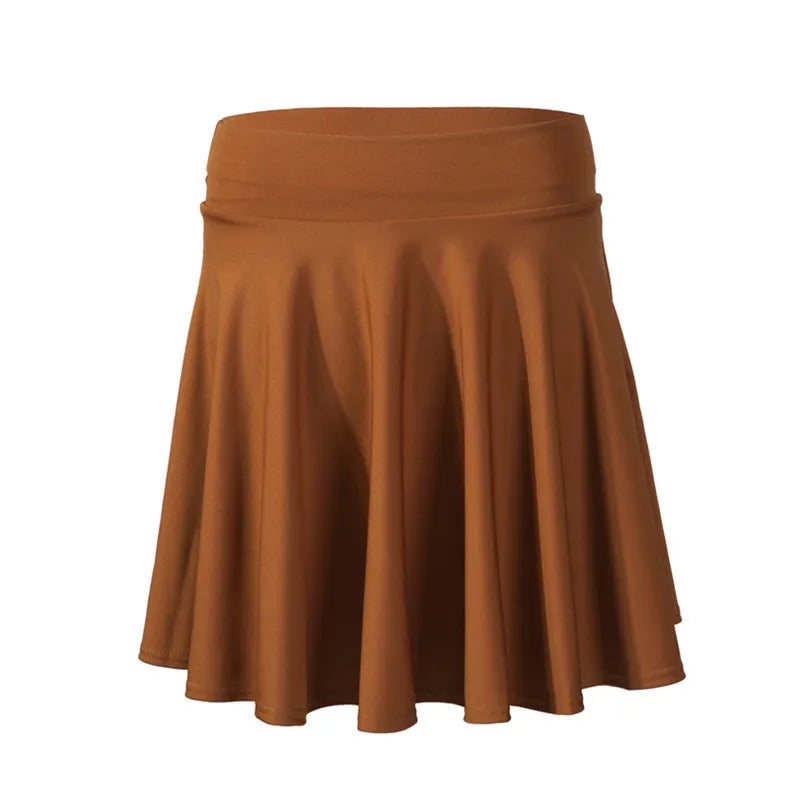 Women's Black Pleated Mini Skirt