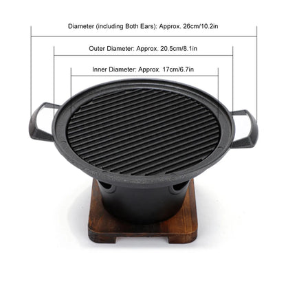 Mini BBQ Alcohol Stove Grill