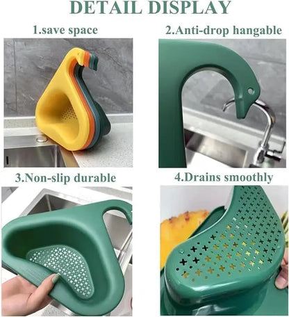 Large Drain Multifunctional Sink Strainer Basket