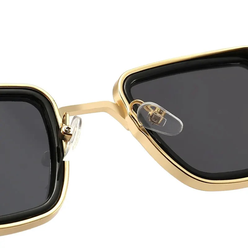 Neue quadratische Retro-Sonnenbrille im Steampunk-Stil mit UV400-Schutz für Damen und Herren