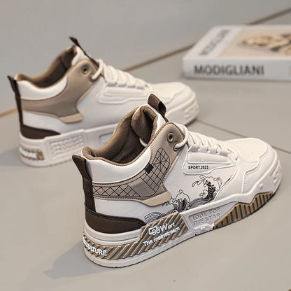 Men's Leather Casual Sneakers