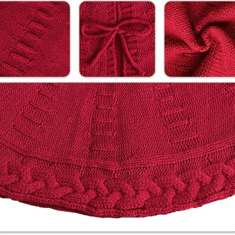 tree skirt knitted
