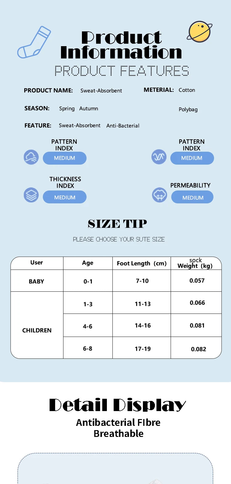 Enfants 5 paires de chaussettes à imprimé animal