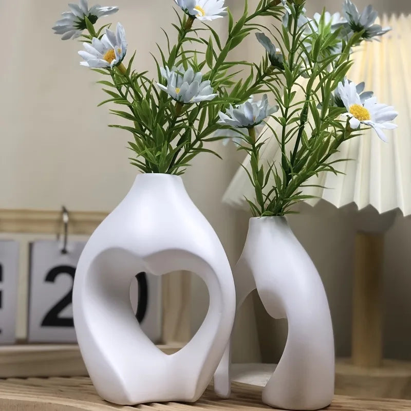 Décor double cœur pour le salon