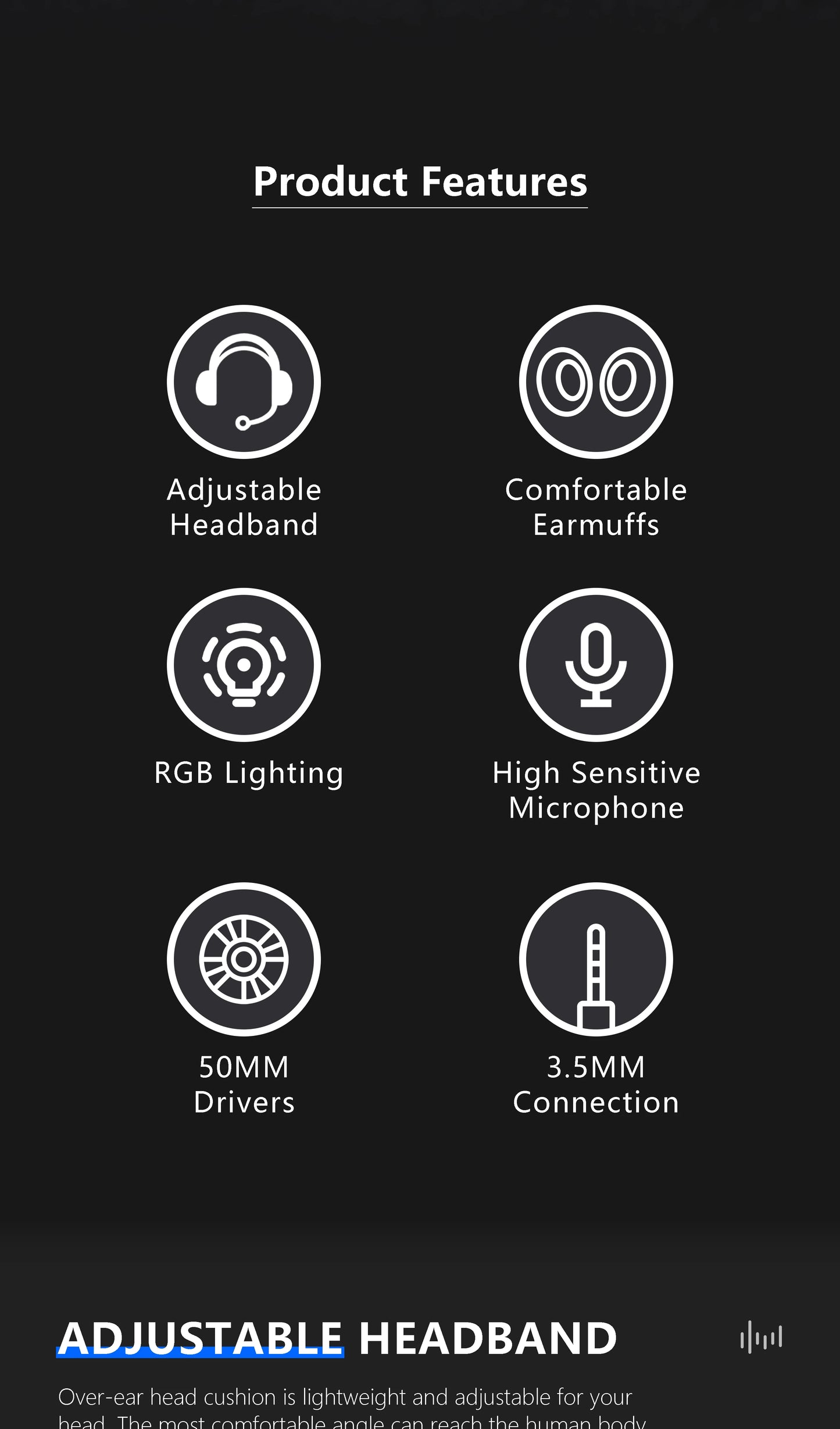 Wired Bluetooth RGB lighting USB Gaming Headphones