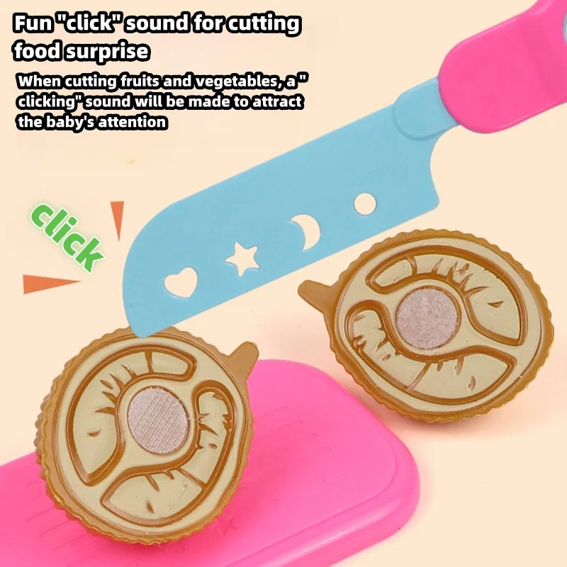 Cuisine pour enfants : jouets interactifs de découpe de fruits et légumes 
