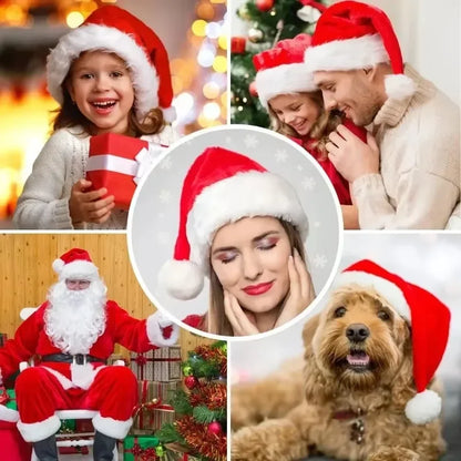 Red Christmas Holiday Santa Hat