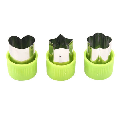 Portable Stainless Steel Vegetable Cutter Set