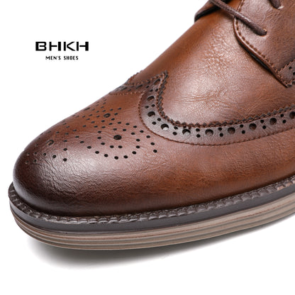 Men's Genuine Leather Lace-up Footwear