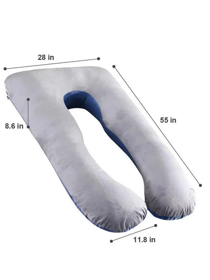 U-Shaped Cotton Pregnancy Pillow