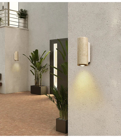 Applique LED en marbre