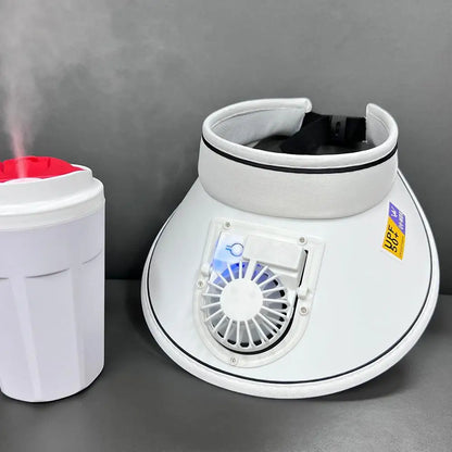 Unisex Large Brim USB Charging Outdoor Sun Protection Hat