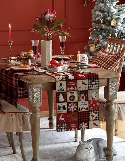 christmas runner table
