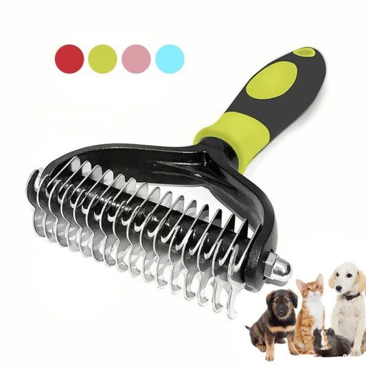 Épilateur de poils de chien, brosse pour chien, peigne en acier inoxydable pour chat, toilettage