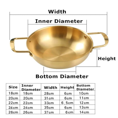 Marmite à fruits de mer et à riz en acier inoxydable