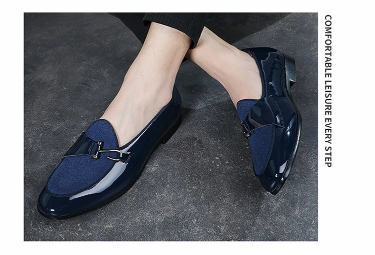 Mocassins à bride moine pour hommes