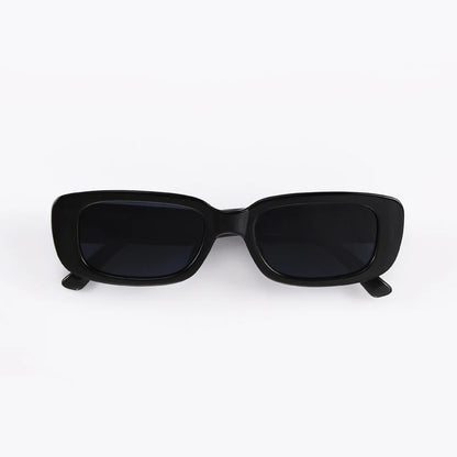 Lunettes de soleil carrées rectangulaires rétro UV400 pour hommes