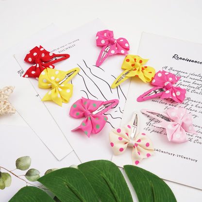 Baby Girl's Boutique Grosgrain Ribbon No Slip Hair Clips
