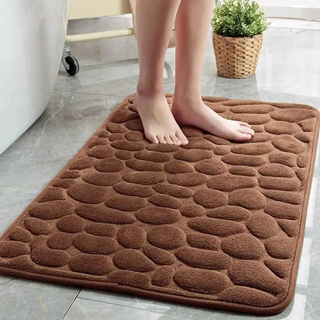 Rapid Water Absorbent Non-Slip Washable Bath Mat