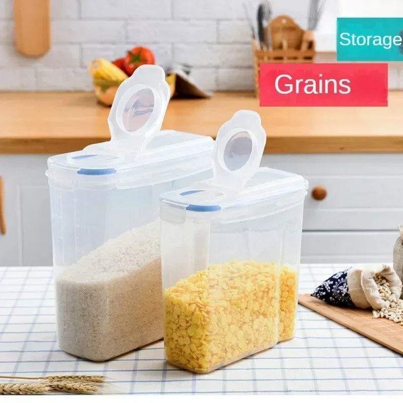 Transparent 4L Airtight Cereal Storage Container
