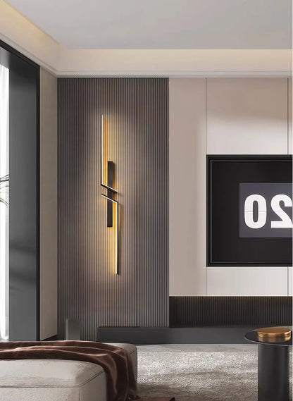 Applique murale longue LED contemporaine