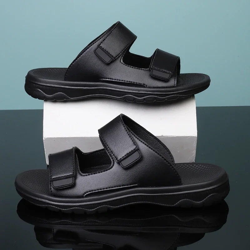 Lightweight Weave Men's Leather Sandals