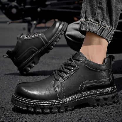 Men's Genuine Leather Italian Work Boots