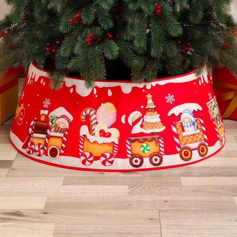 christmas tree with skirt
