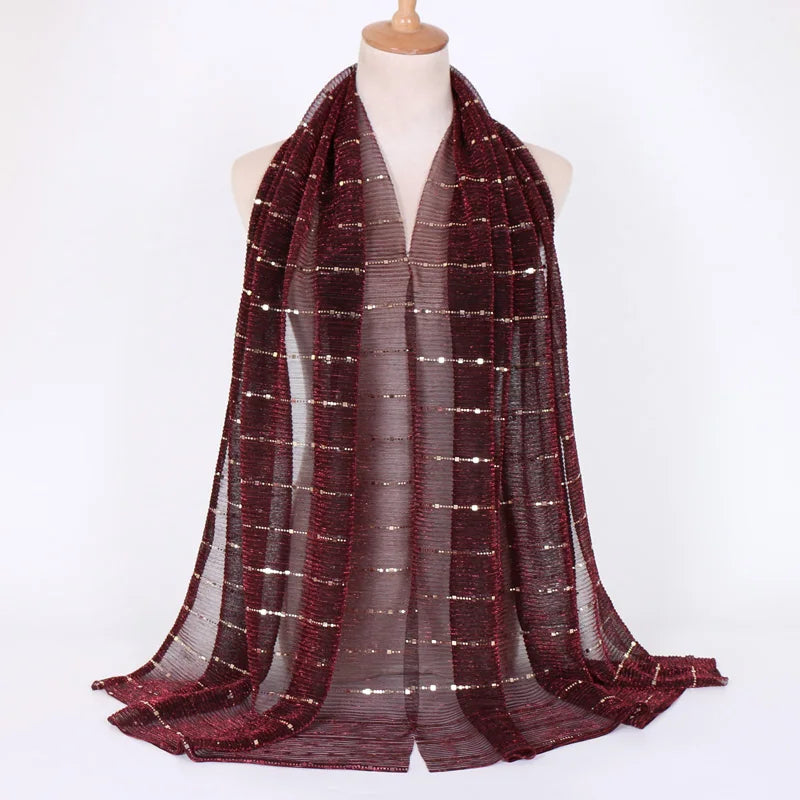 Silk Corduroy Women's Scarf & Shawl