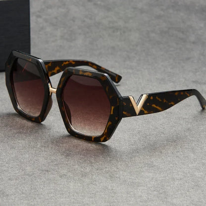 Klassische Vintage-Sonnenbrille im Oversize-Design für Damen 