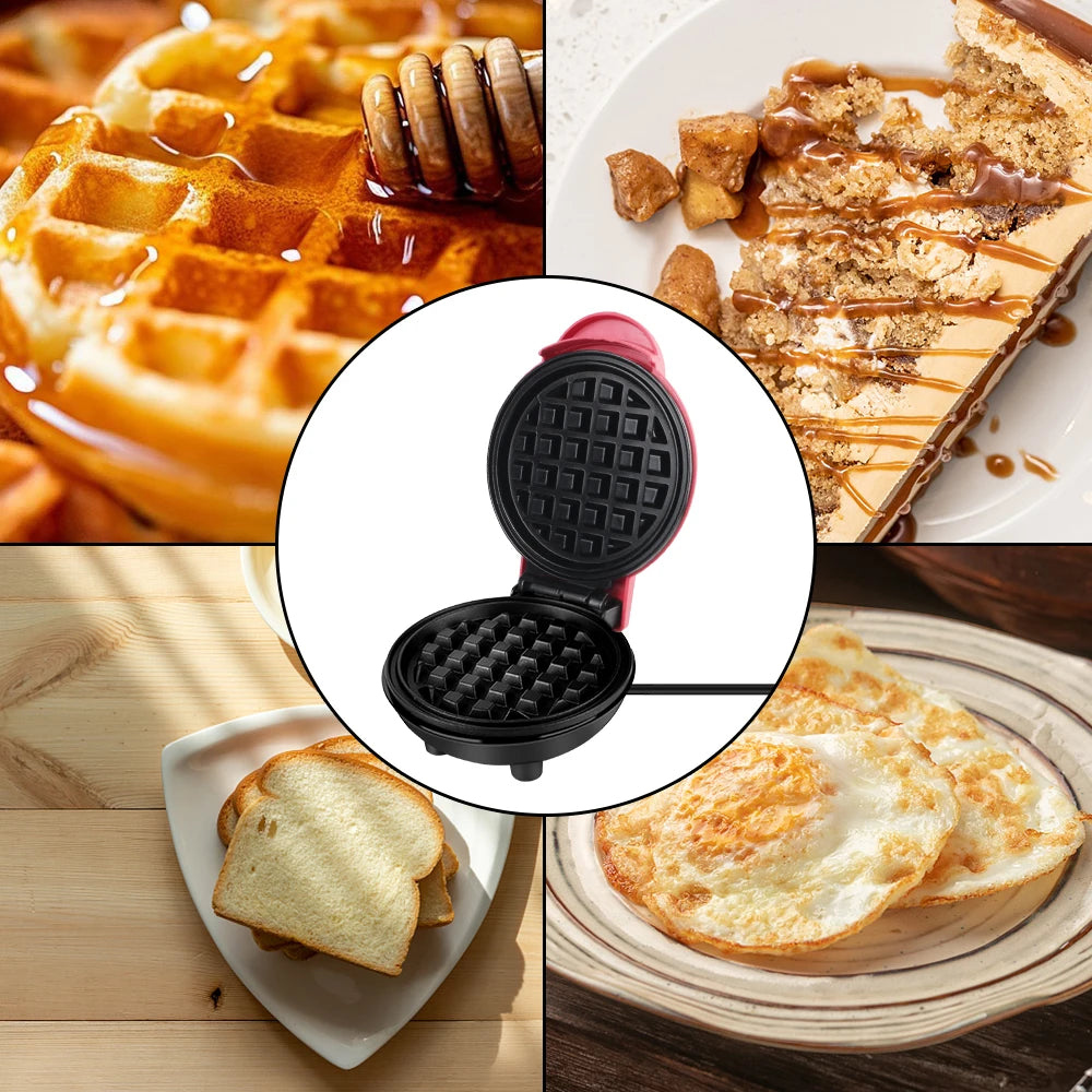 Mini Electric Bubble Egg Waffles Maker Pot